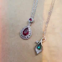 گردنبند طرح جواهری