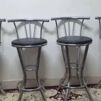 ۴ عدد صندلی پایه بلند