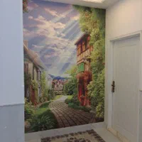 کاغذدیواری پوستر3Dنقاشی ساختمان کناف پارکت کفپوش|خدمات پیشه و مهارت|قم, پردیسان|دیوار