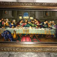 تابلو فرش دستباف شام اخر|تابلو فرش|تهران, سعادت‌آباد|دیوار