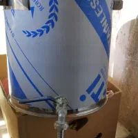 سماور شیر دار تمام استیل بزرگ