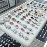 مدال گردنبند نقره زنانه سنگ اصل با فاکتور