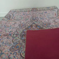 ست ترمه حسینی|پرده، رانر، رومیزی|تهران, علم و صنعت|دیوار