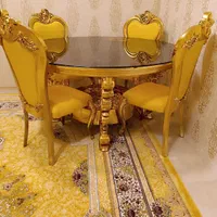 میز نهار خوری چهار نفره سلطنتی پلیمری|میز و صندلی غذاخوری|ایلام, |دیوار