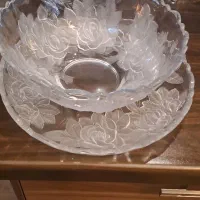 کاسه و ظرف میوه بزرگ ژاپن اردو خوری کریستال