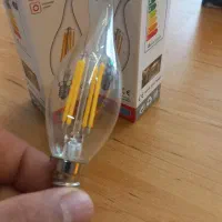 لامپ لوستری ۴ وات فلامنتی   مدل اشکی آفتابی|لامپ و چراغ|مشهد, نوید|دیوار