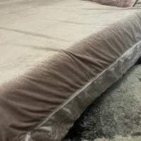 روتختی ۲ نفره مخمل ترک نو نو حتی برای جهیزیه