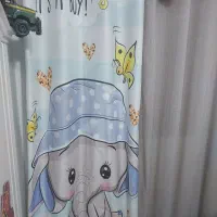 پرده اتاق کودک طرح فیل