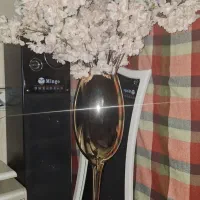 گل مصنوعی با گلدون تمیز