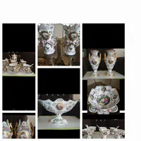 یه جفت گلدون سرمه‌ای بزرگ کنار سالنی ۵۳ سانت|صنایع دستی و سایر لوازم تزئینی|اصفهان, پارک مشتاق|دیوار