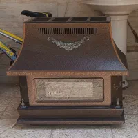 بخاری طرح شومینه پلار در حد نو