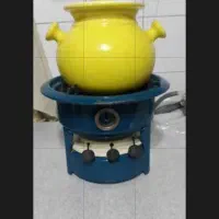 چراغ خوراک پزی 3فیتیله هلندی نفتی کلکسیونی بکر|کلکسیون اشیاء عتیقه|اسلام‌شهر, شهرک مفیدی|دیوار