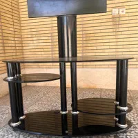 میز تلویزیون شیشه ای