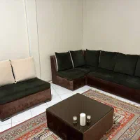 مبل ال پازلی ۱۰ نفره همراه میز جلو مبلی|مبلمان خانگی و میز عسلی|تهران, مجیدیه|دیوار