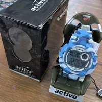 ساعتactive چریکی آبی