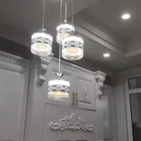 لوستر اشپزخانه ۴شاخه در ۳حالت روشنایی