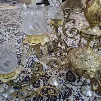 لوستر برنز|لوستر و چراغ آویز|باقرشهر, |دیوار