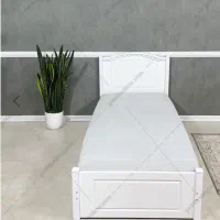 تخت تک نفره  رنگ سفید نو