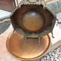 منقل برنجی .سماور مسوارروسی.سماور نفتی|کلکسیون اشیاء عتیقه|لاهیجان, شهید آوینی|دیوار