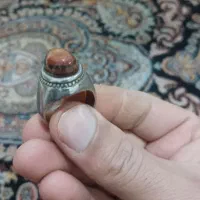 انگشتر عقیق سه پوست