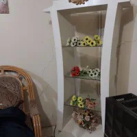 بوفه سفید دکوری ام دی اف