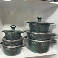 سرویس قابلمه ۱۴ پارچه گرانیتی ایزی کوک easy cook