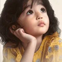 سفارش نقاشی چهره سیاه قلم و مدادرنگی