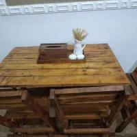 میزچوبی تاشو۴نفر