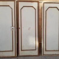 درب حیاط ماشین رو  .دونیم در دونیم سالم