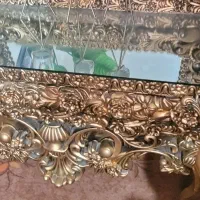 گل میز ،ساعت ایستاده ، آینه وکنسول رنگ طلایی|مبلمان خانگی و میز عسلی|شیراز, قلعه نو|دیوار