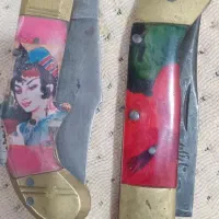 چاقو اصل زنجانی دسته برنزی قدیمی