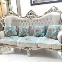 مبل استیل کلاسیک 9 نفره طرح سلطنتی