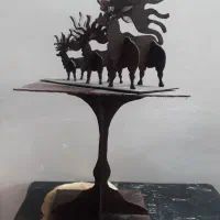 مجسمه چوبی (( طرح گوزن ))