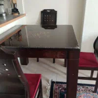 میزغذاخوری 4نفره ام دی اف کاملا سالم درفدک