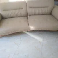 حراج تنک کریستال چک اصل مبل 3 نفری تابلو قلمکار