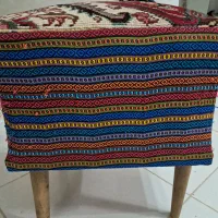 یک عدد پاف طرح صنعتی کاملا نو|صندلی و نیمکت|الوند, |دیوار