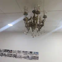 لوستر برنجی با برنزی فرشته سنگین