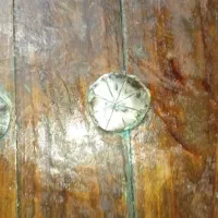 درب چوبی قدیمی|کلکسیون اشیاء عتیقه|شیراز, فرهنگیان|دیوار