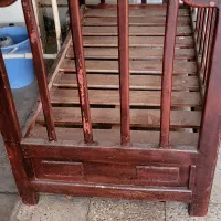 تخت و میز تلفن چوبی|تخت و صندلی بچه|گرگان, |دیوار