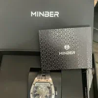 ساعت برند minber لاکچری ‌و نگین دار