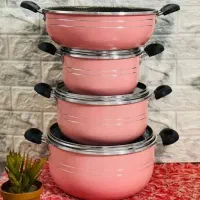 سرویس قابلمه و تابه لانه زنبوری ۷ پارچه هلنا|ظروف پختوپز|بوشهر, |دیوار