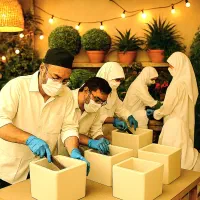 استخدام همکار در تولید گلدان فایبرگلاس