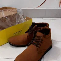 نیم بوت مردانه سایز ۴۴ کاملا نو رنگ عسلی