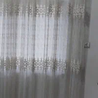 ۲ عدد پرده سالم مدل پانچ|پرده، رانر، رومیزی|خمام, |دیوار