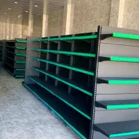قفسه فروشگاه رنگی ومشکی