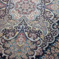 فرش هزار شانه زمرد کاشان نو نو