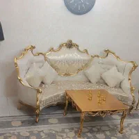 مبلمان سلطنتی مدل خرچنگی ۹نفره|مبلمان خانگی و میز عسلی|مشهد, شهرک بهارستان|دیوار