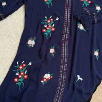 پیراهن وارداتی تمام گلدوزی مناسب شب یلدا و مهمانی|لباس|الیگودرز, |دیوار