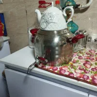 کتری و قوری کم کار در حد نو|قوری، کتری، قهوه‌ساز دستی|سرپل ذهاب, |دیوار
