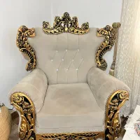 مبل سلطنتی ۷نفره|مبلمان خانگی و میز عسلی|گرگان, |دیوار